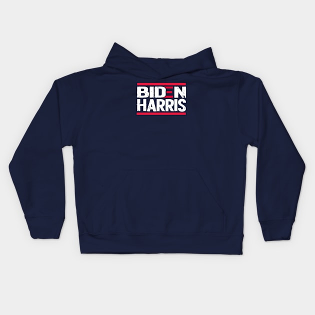 biden harris  white Kids Hoodie by Netcam